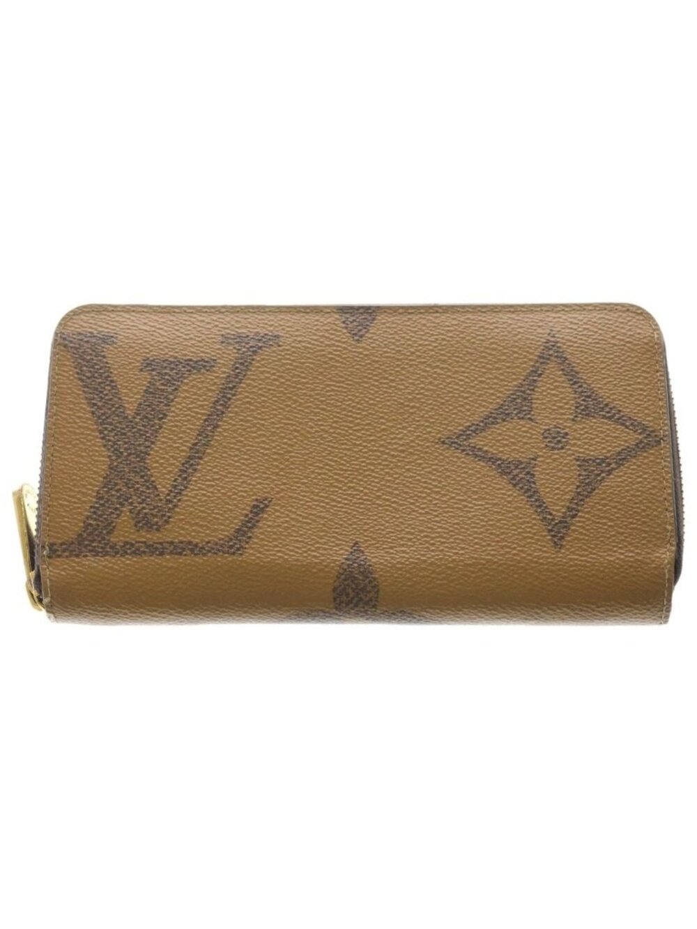 Louis Vuitton Giant Monogram Zippy Wallet Brown
